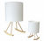 Lampada da terra design: legno
