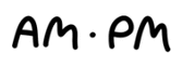 AM PM logo