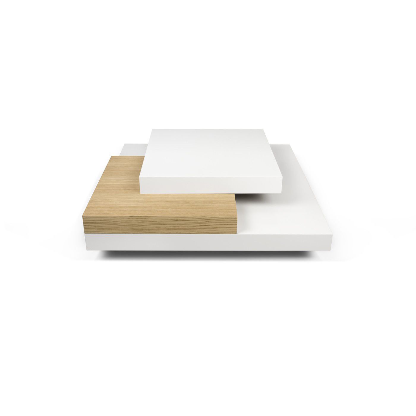 Tavolino basso / moderno / in legno laccato / quadrato slate 90 ... Tavolino basso bianco quadrato
