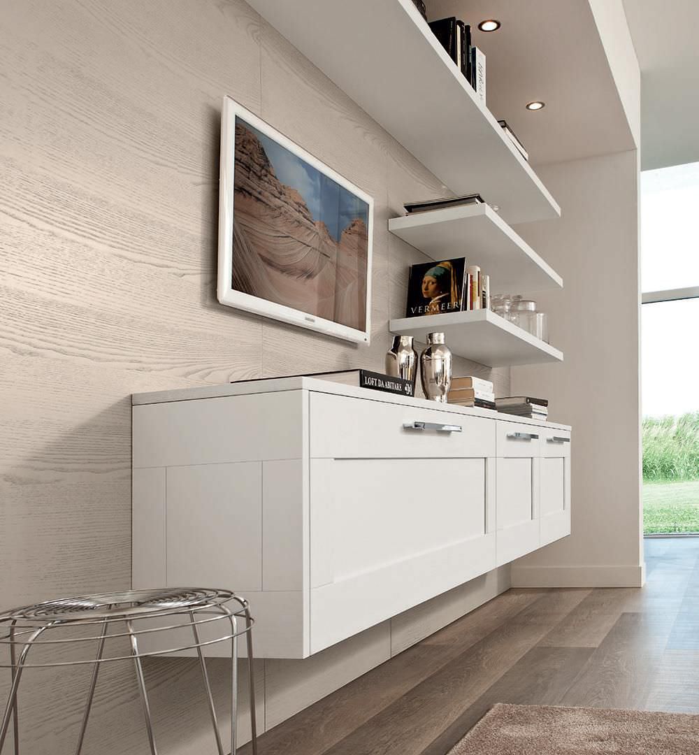 Credenza a muro / moderna / in legno gallery cucine lube video