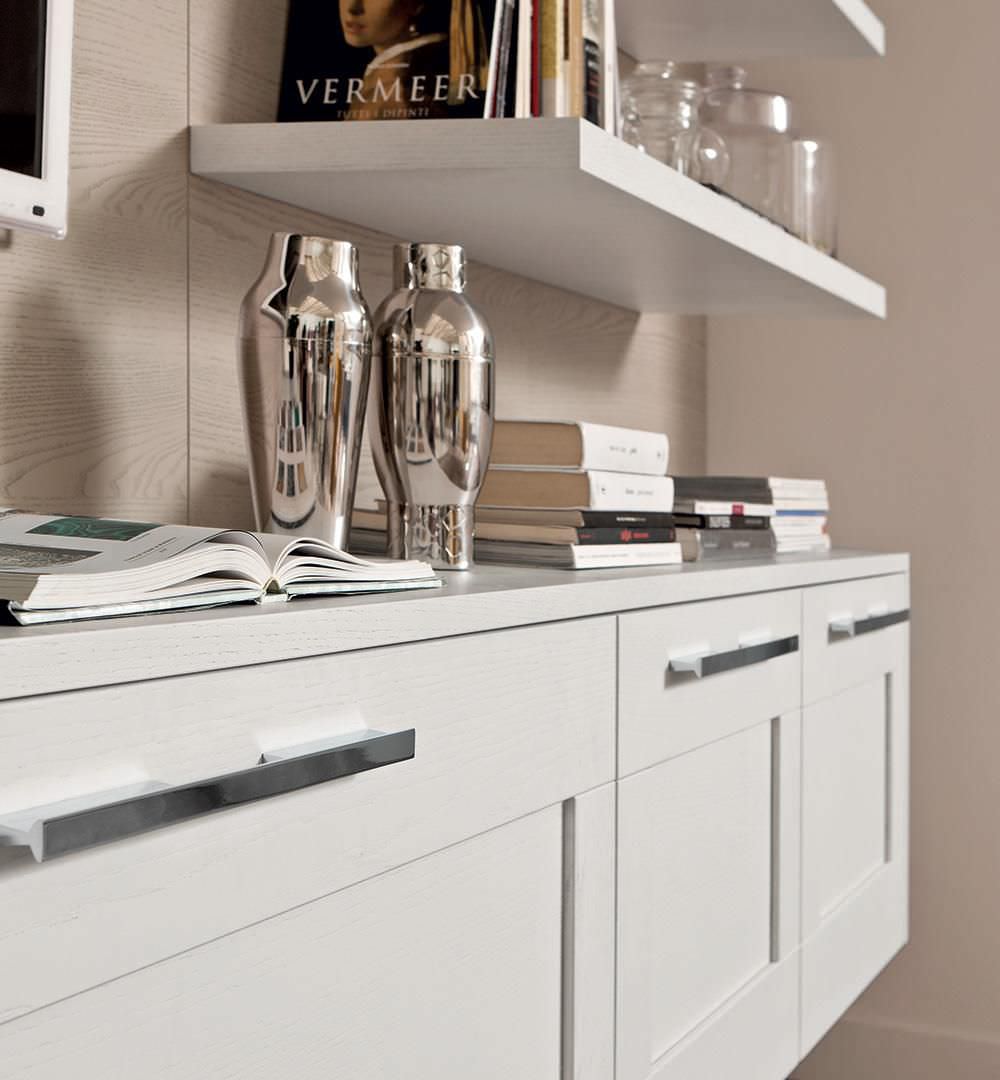 Credenza a muro / moderna / in legno gallery cucine lube video