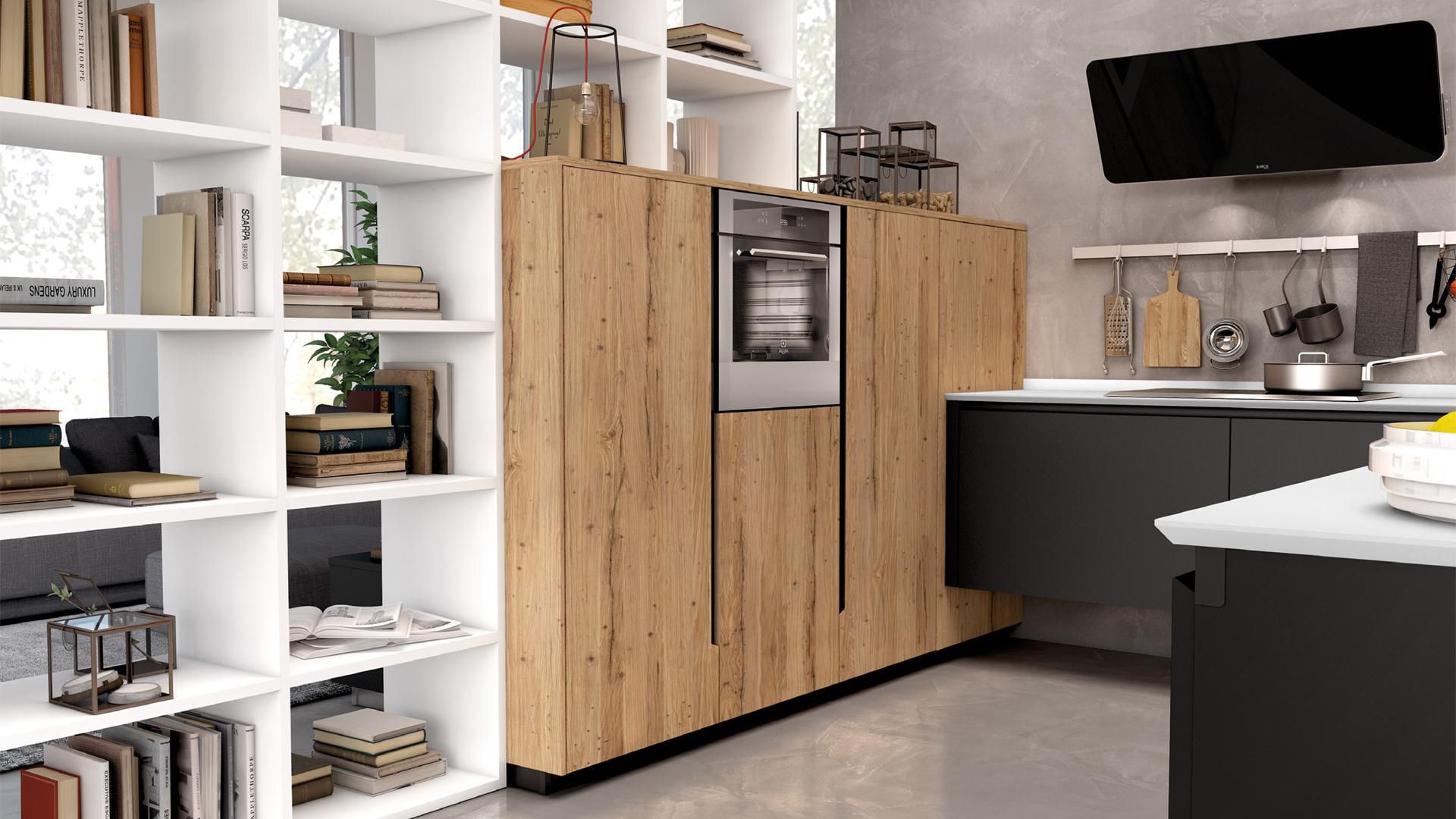 Cucina moderna / in legno / opaca / laccata - OLTRE - CUCINE LUBE Cucina moderna / in legno / opaca / laccata - OLTRE - CUCINE LUBE