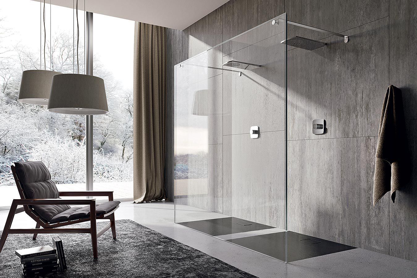 Piatto doccia rettangolare / in pietra / di marc sadler fit by ...