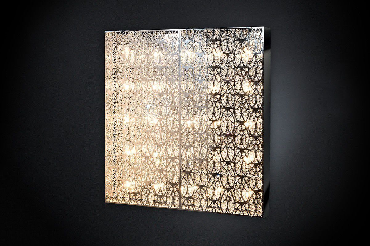 Applique design originale / in cristallo / in acciaio inossidabile ...