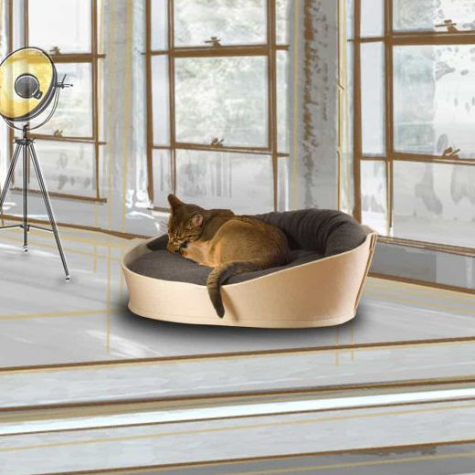 Cesta Per Gatto In Cotone Arena Pet Interiors In Feltro