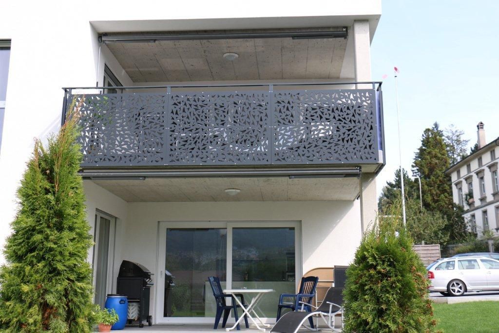 Ringhiera in hpl / a pannelli / da esterno / per balcone ... Ringhiere pannelli per balconi