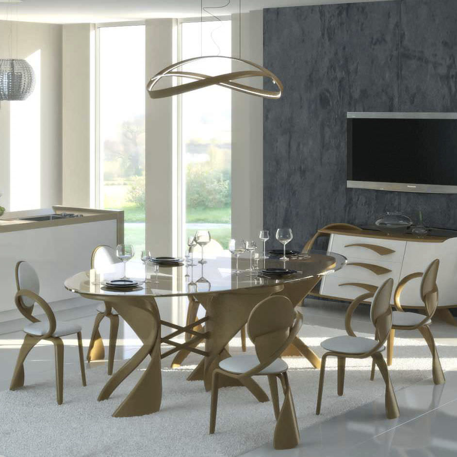 Lampadario moderno / in legno / a incandescenza brazo l actual ...