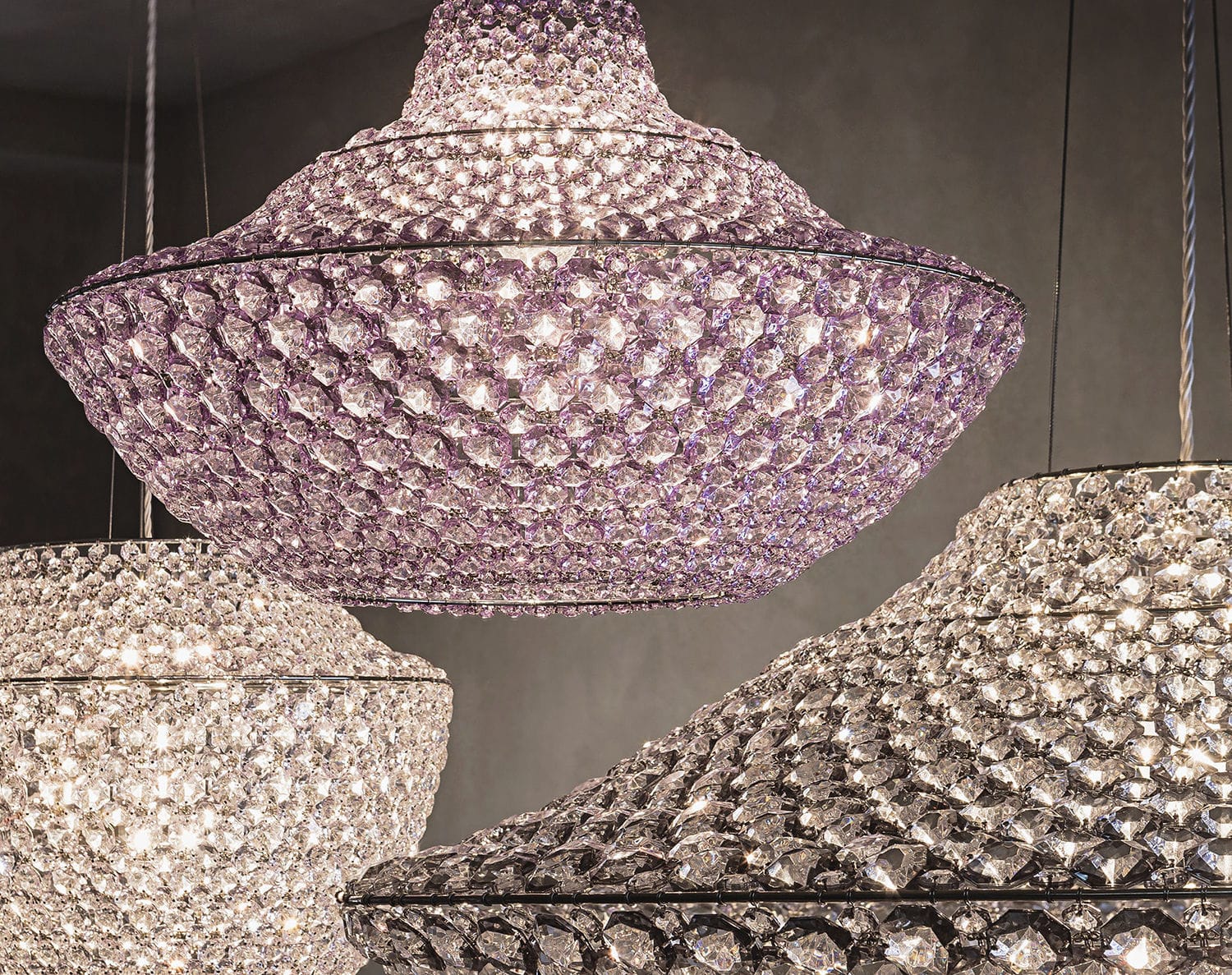 Lampada a sospensione / design originale / in cristallo / da ...