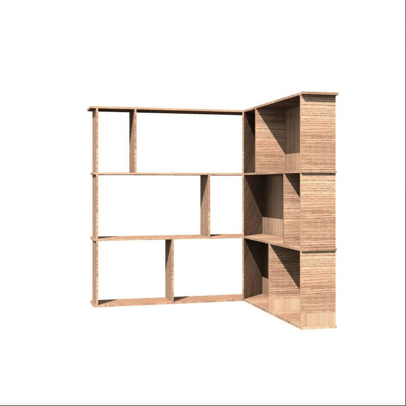Libreria ad angolo / a muro / moderna / in legno - BOOK WALL ... Libreria ad angolo / a muro / moderna / in legno - BOOK WALL ...