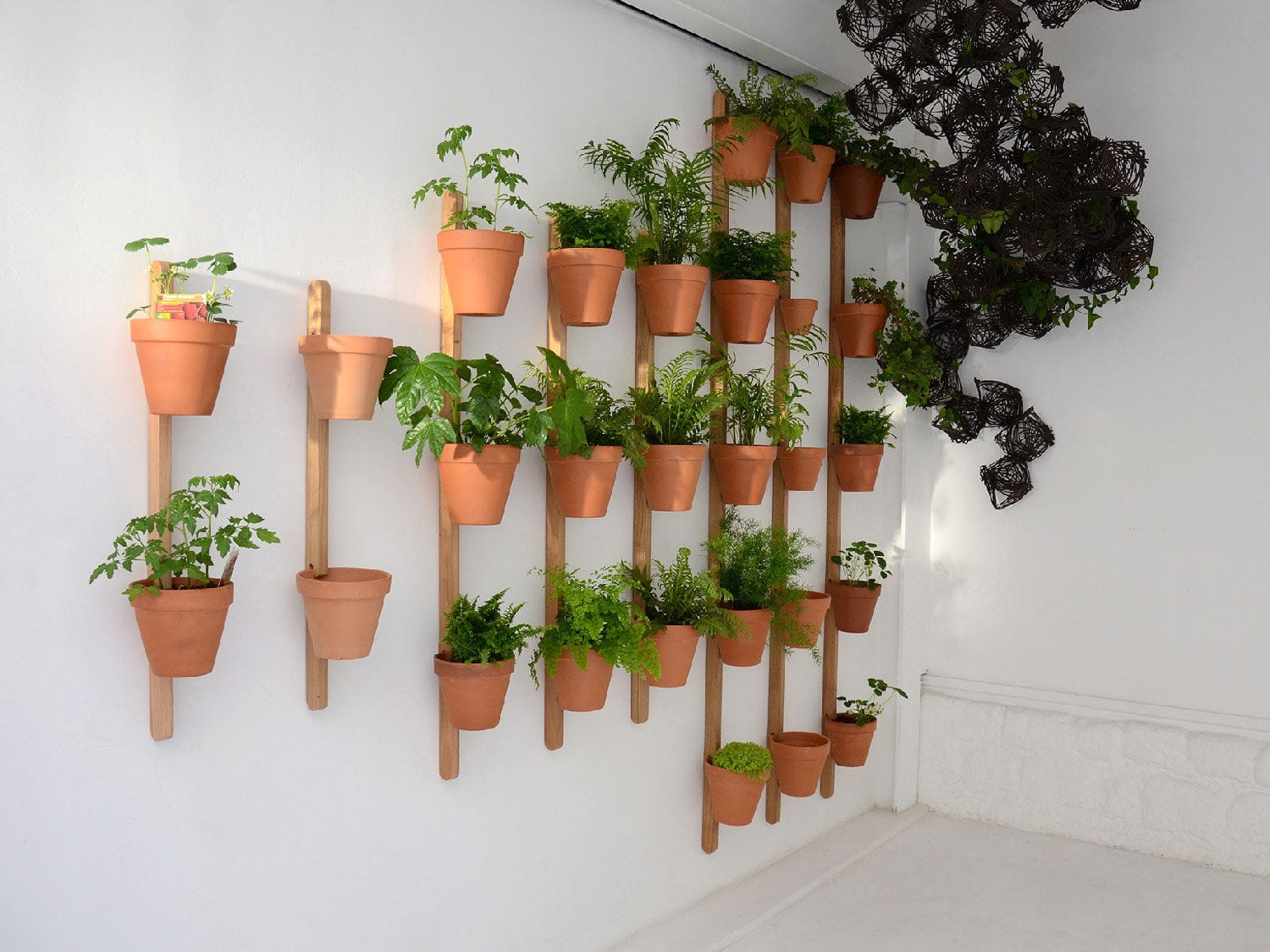 Pareti di legno per giardino: grigliati in legno su misura a ...