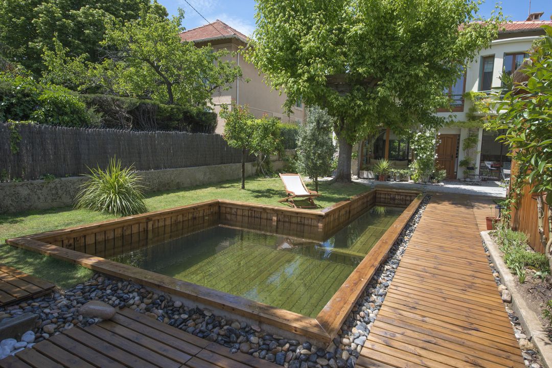 Piscina interrata / in legno / su misura / con filtrazione biologica ... Piscine biologiche prezzi