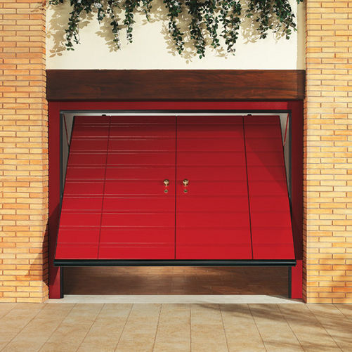 Porta basculante per garage / in legno / in acciaio / automatica ... Porta garage basculante automatica
