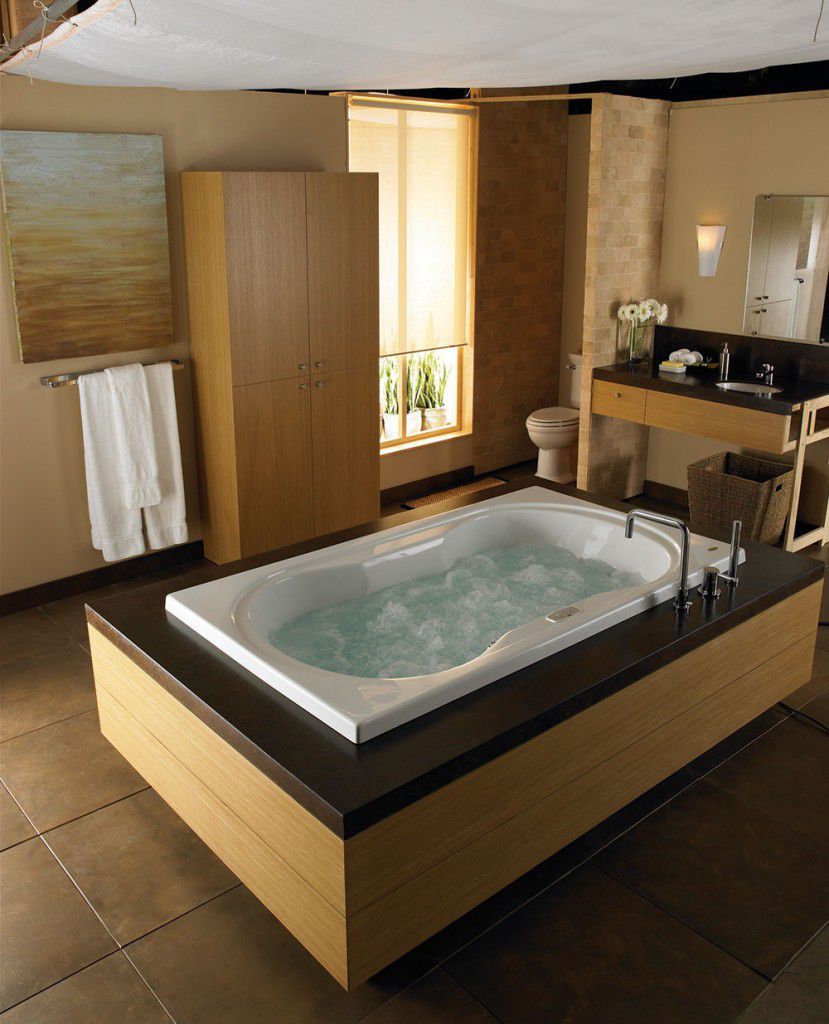 Vasca da bagno in acrilico / per idroterapia / per cromoterapia ...