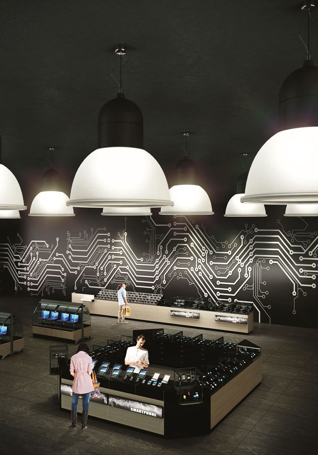 Banco reception modulare / in legno b05 gibam shops spa Banco reception modulare