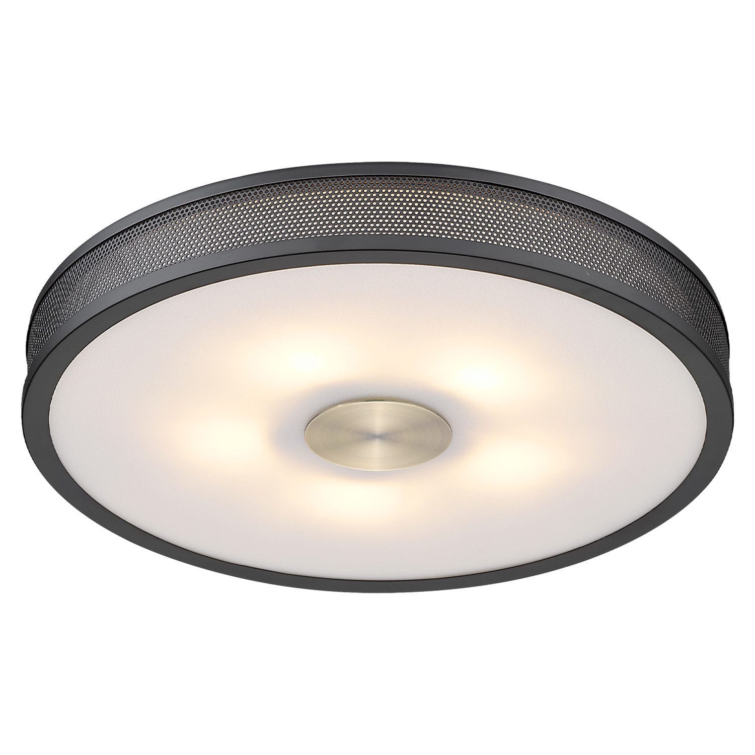 Plafoniera Moderna FRAME Halo Design Rotonda In Ottone LED