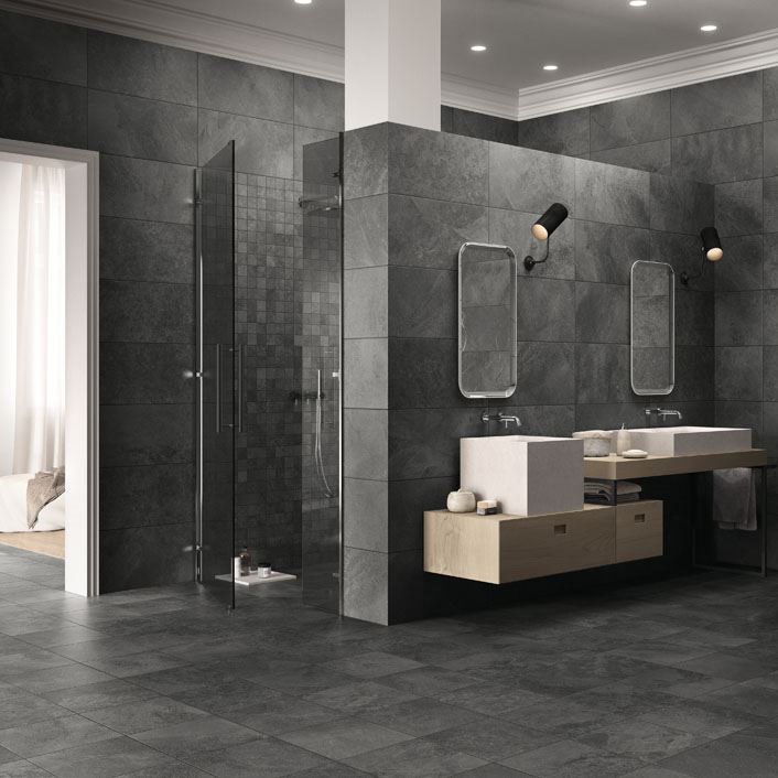 Piastrella Da Interno True Soft Black Panaria Ceramica Da