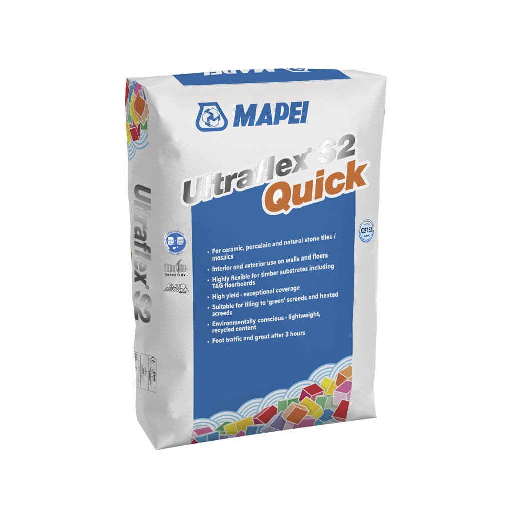 Malta Collante Sigillante ULTRAFLEX S2 QUICK MAPEI Per Piastrelle