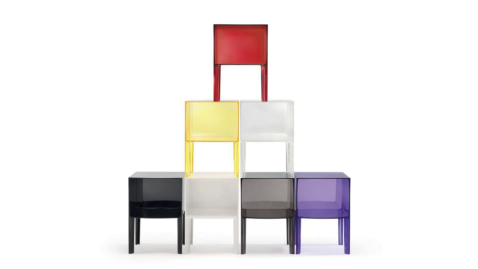 Comodino / moderno / in plastica / cubo ghost buster kartell Tavolo pranzo rotondo kartell