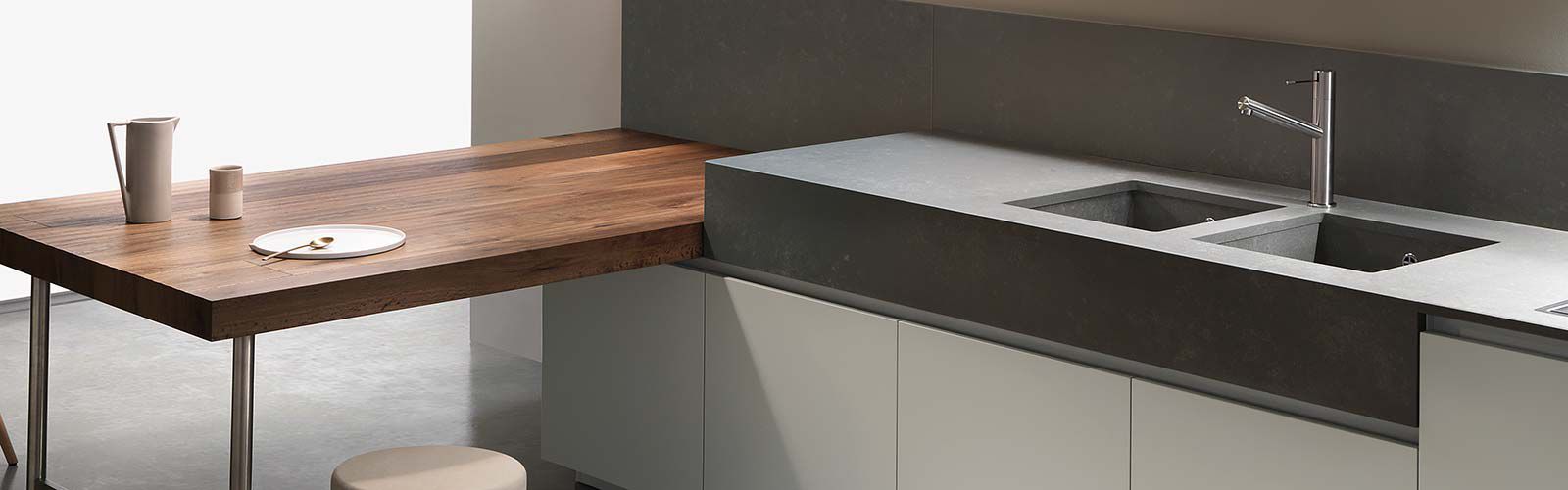 Piano di lavoro in pietra naturale / da cucina one ernestomeda