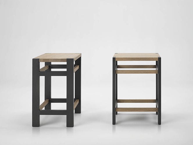 Sgabelli Legno Con Braccioli : Sgabello moderno in legno con poggiapiedi bertillo lottocento