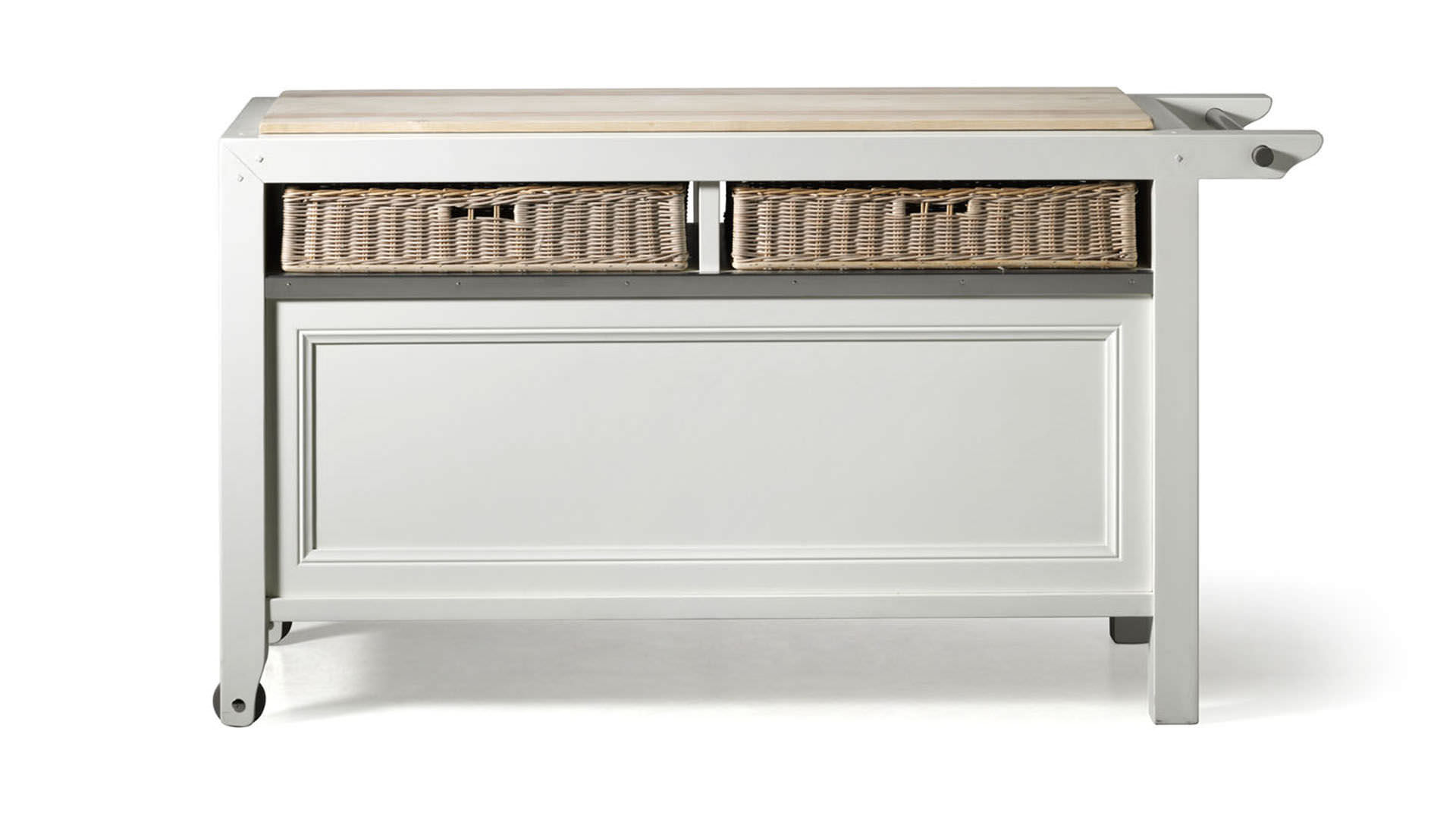 Credenza classica / in legno / bianca rotella l'ottocento