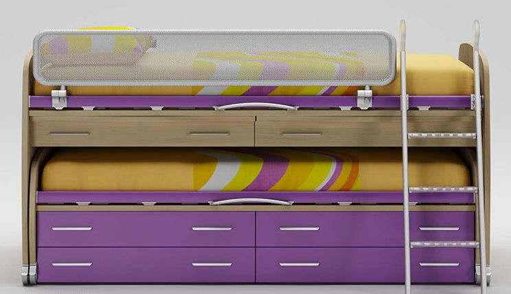 Letto con letto estraibile / singolo / moderno / a cassetti ... Letto con letto estraibile / singolo / moderno / a cassetti ...