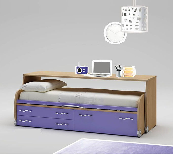 Letto singolo / estraibile / moderno / in legno wp004 973 ...