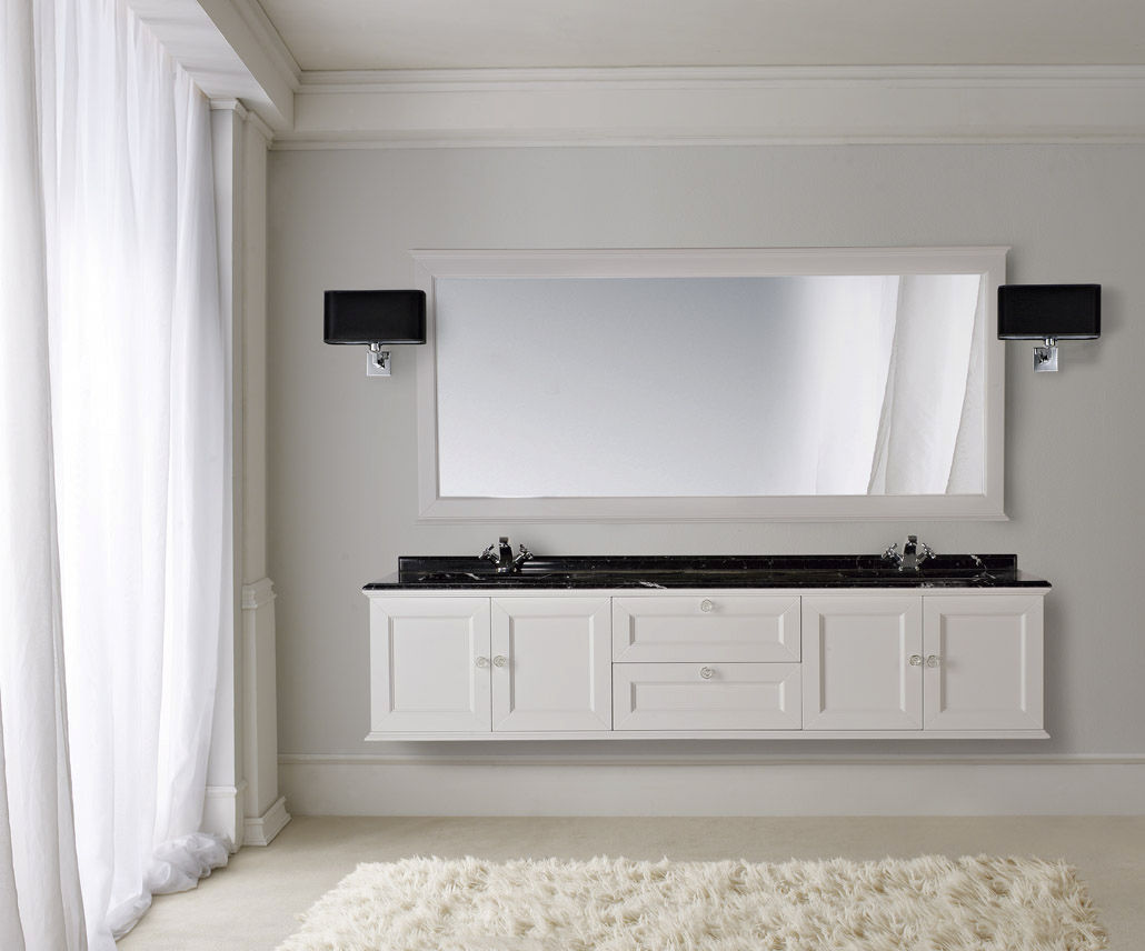 Bagno moderno doppio lavabo: mobile bagno posillipo doppio lavabo ...