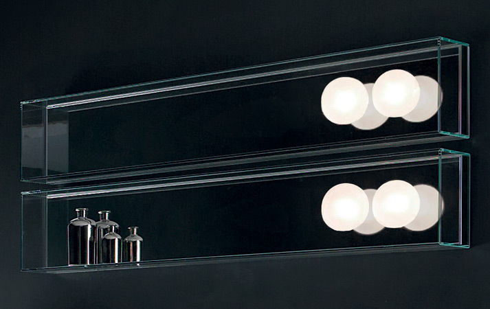 Scaffale a muro / moderno / da bagno shy light & cubo ri.fra ... Scaffale colonna per bagno