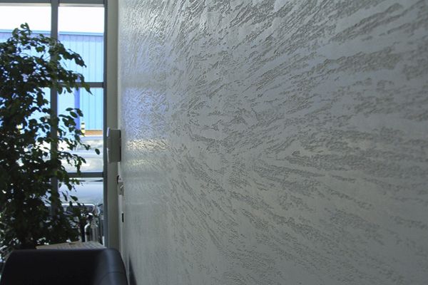 Intonaco decorativo / da interno / per muro / in gesso dragged ... Intonaco effetto pietra