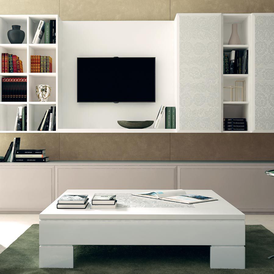 Tavolino basso / in stile / in legno laccato / quadrato st ... Tavolino basso bianco quadrato