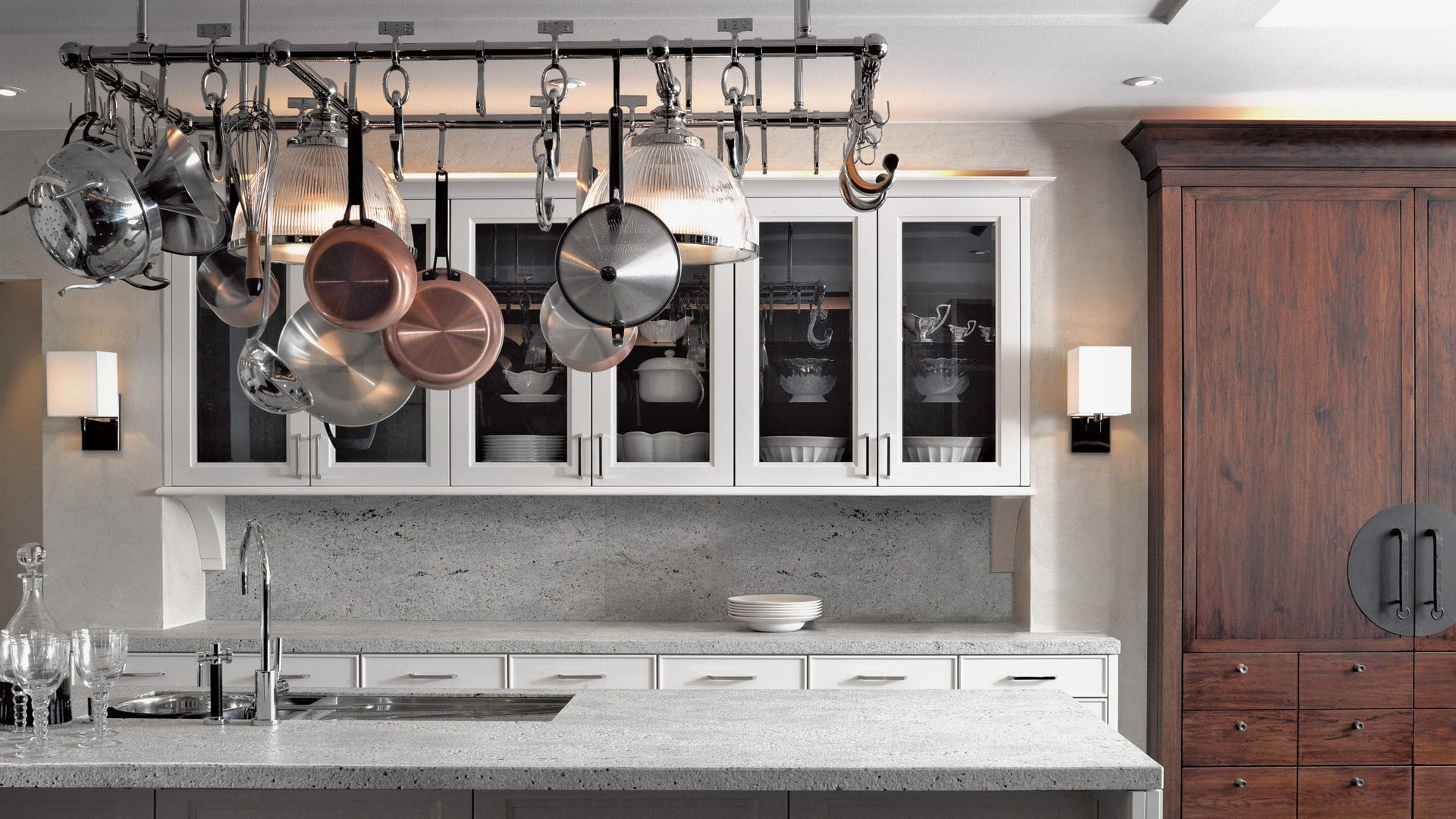 Cucina classica / in legno laccato / con isola beauxarts siematic