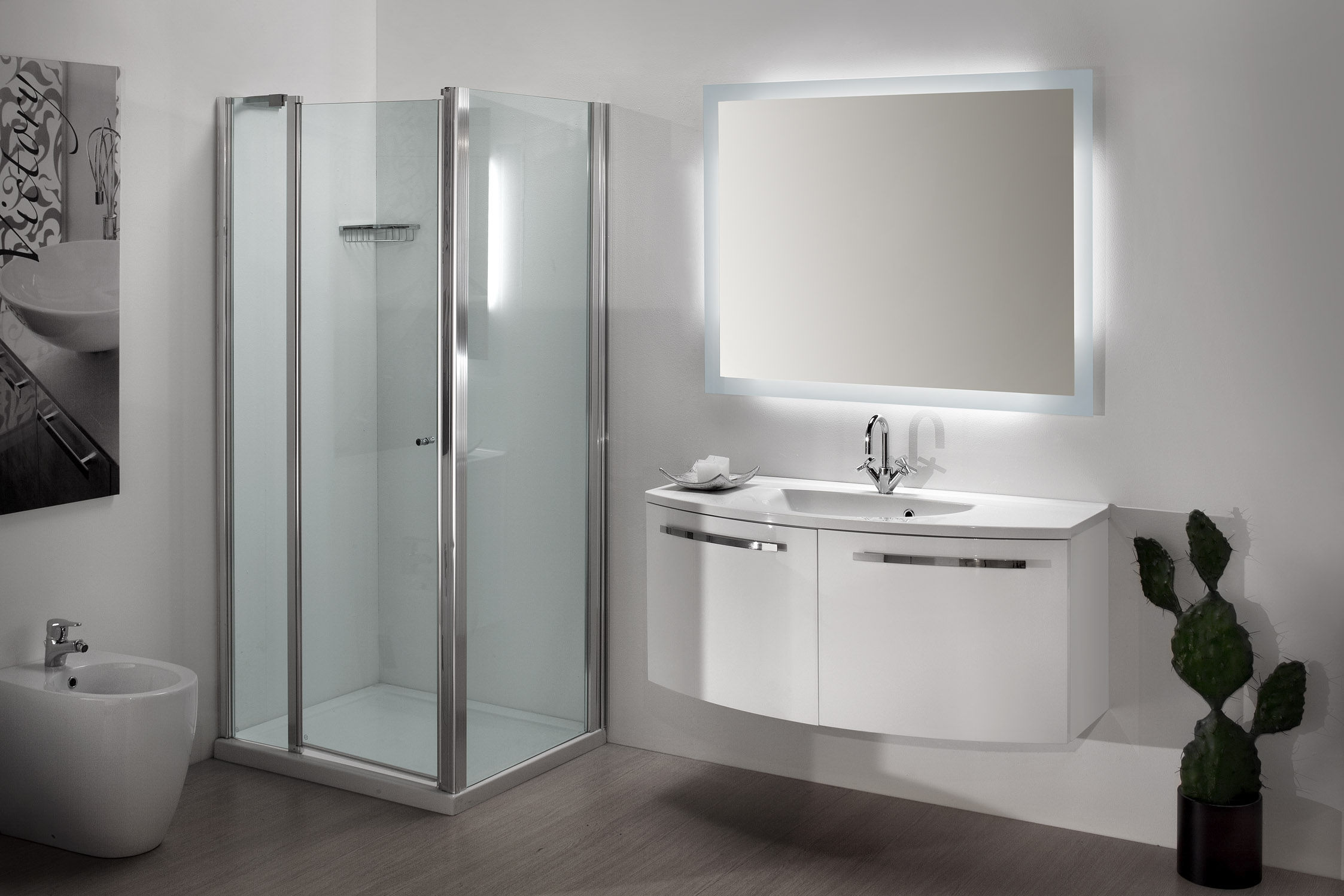 arte bagno veneta mobile lavabo sospeso in legno moderno curvo easy c