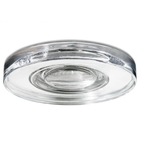 plafoniera moderna in vetro led da bagno eis leds c4