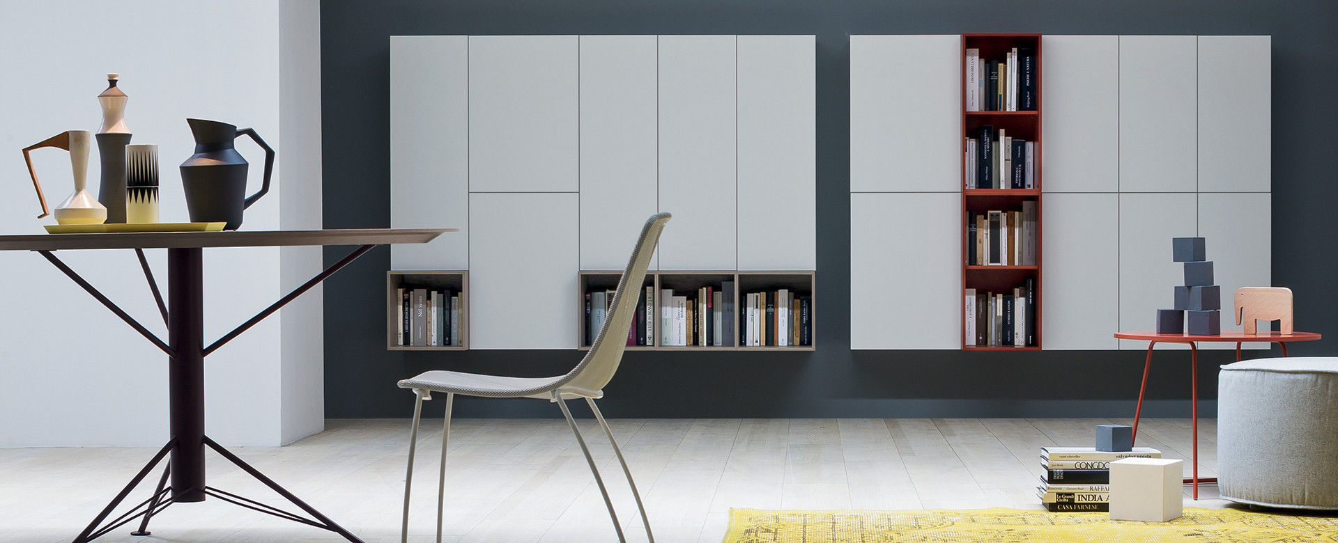 Parete attrezzata per soggiorno moderna / in legno - BOX 12 - NOVAMOBILI Parete attrezzata per soggiorno moderna / in legno - BOX 12 - NOVAMOBILI