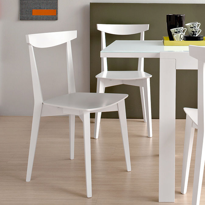 Sedia moderna / fsc / in legno laccato / verde evergreen aran cucine Sedia legno moderna