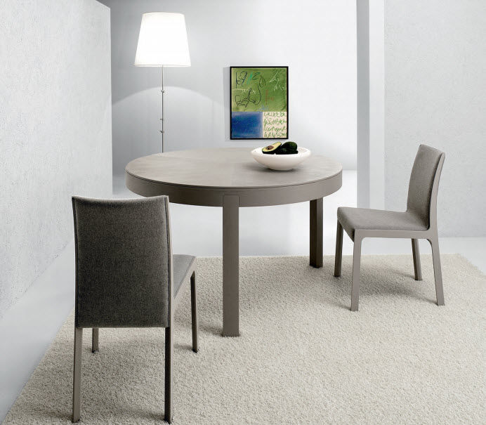 Tavolo rotondo / da interno / moderno / in quercia thor by lo ...