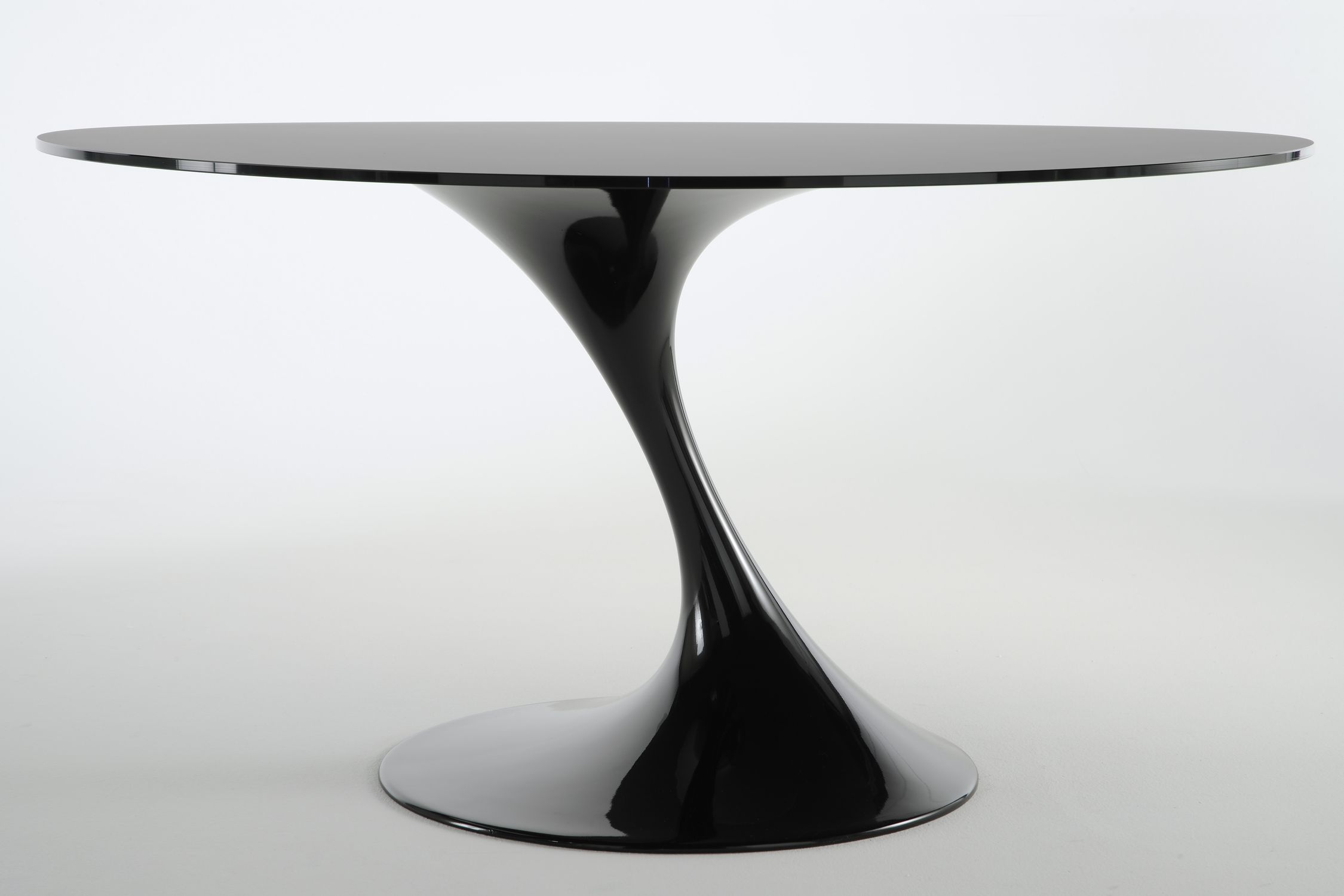 Tavolo moderno / in vetro / tondo - ATATLAS BLACK by Marcello ... Tavolo moderno / in vetro / tondo - ATATLAS BLACK by Marcello ...