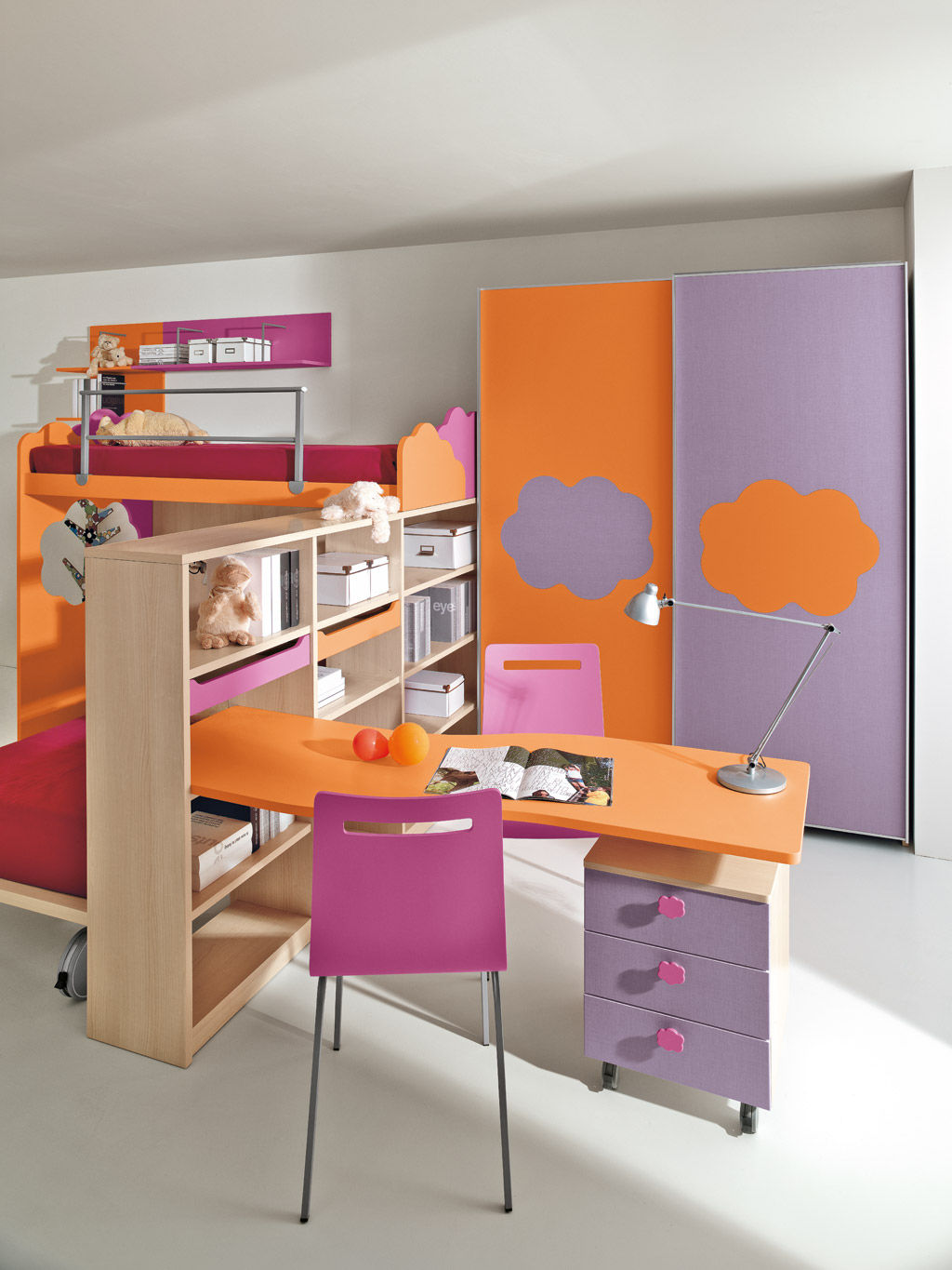 Letto a castello ad angolo / moderno / in legno / per bambini ... Letti a castello per bambini