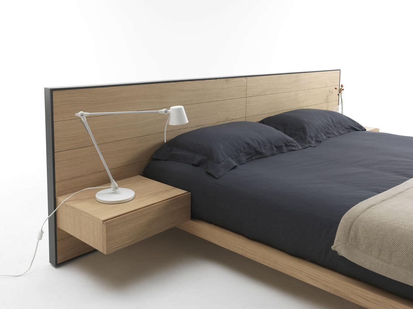 Letto con comodini integrati: letto matrimoniale / standard ... Comodini moderni