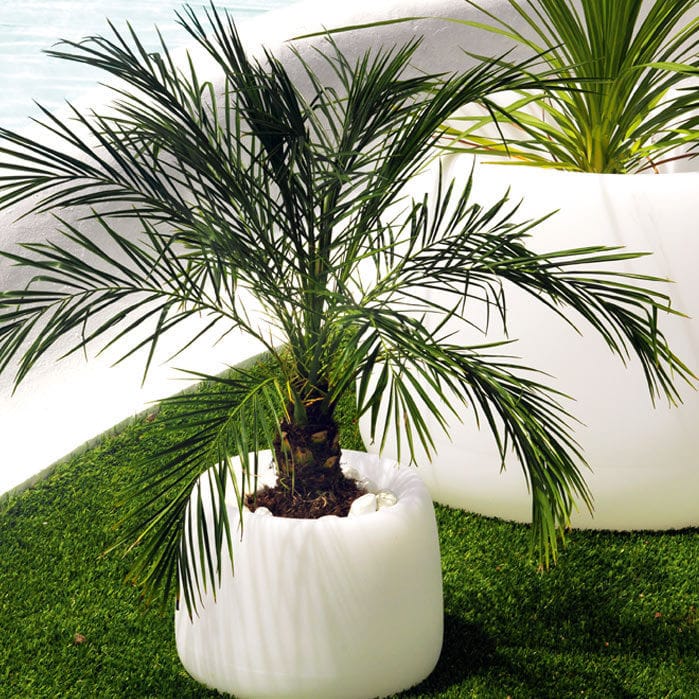 Vaso da giardino in polietilene organic vondom