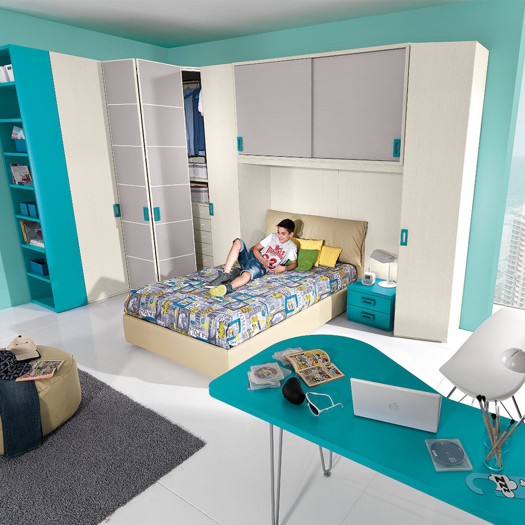 Cameretta verde per bambino / per bimbo cm04 giessegi Cameretta bimbo verde