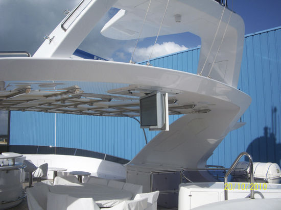 Supporto per tv da soffitto moderno / motorizzato a soffitto ... Tv scomparsa soffitto