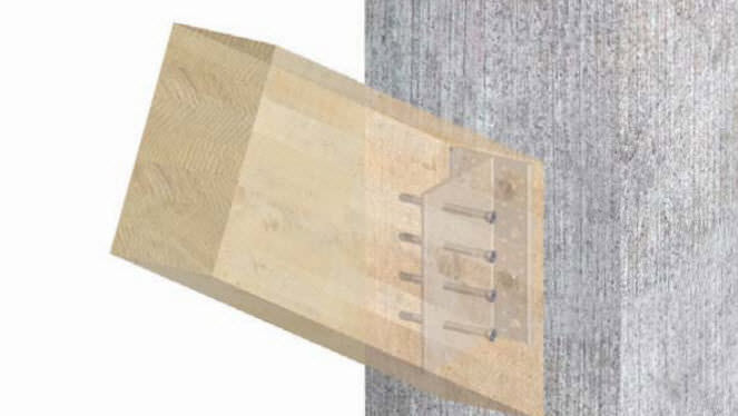 Connettore per struttura in legno alumidi rotho blaas video Fissaggio travi in legno a muro