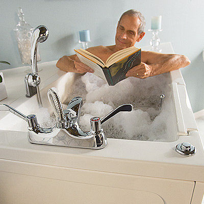 Vasca da bagno da appoggio / d'angolo / per idroterapia / profonda ...