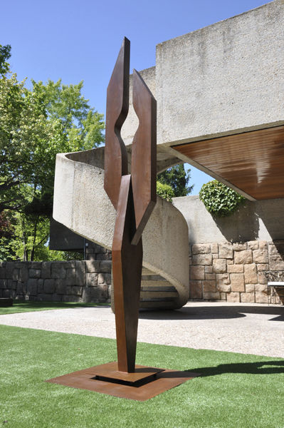 Scultura in corten / per spazi pubblici antropomorfo ii gonzalo ... Sculture in ferro moderne