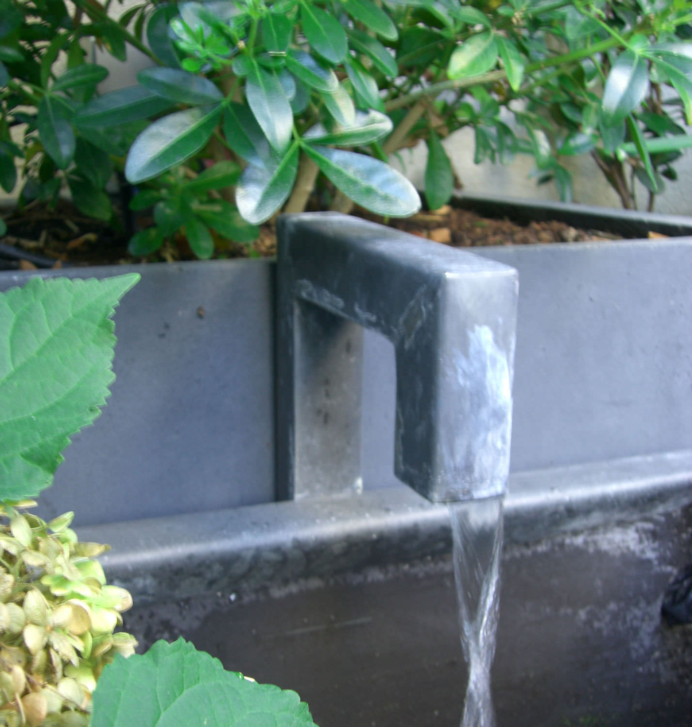 Fontana da giardino / in zinco titanio fontaine bassin zinc a ...