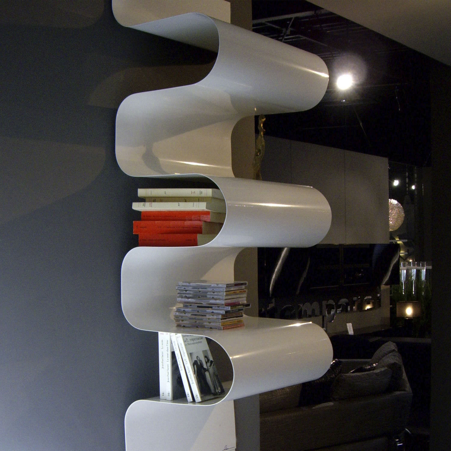 Libreria a muro / design originale / in metallo by julien vidame ...