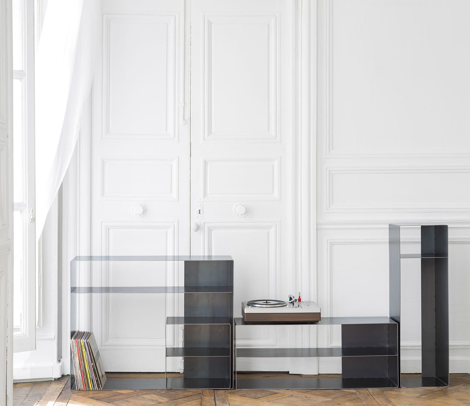 Credenza moderna / in acciaio quattro : 3 by julien vidame ...
