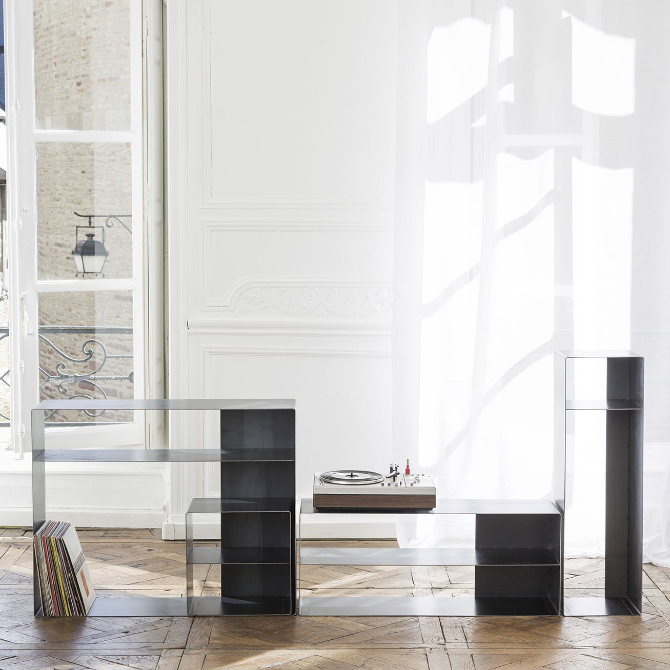 Credenza moderna / in acciaio quattro : 3 by julien vidame ...